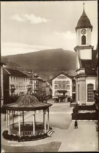 Ak Bad Wildbad im Schwarzwald, Kurplatz