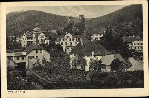 Ak Marxzell in Baden Württemberg, Frauenalb, Panorama