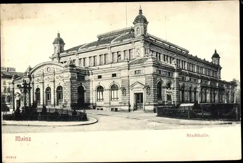 Ak Mainz am Rhein, Stadthalle