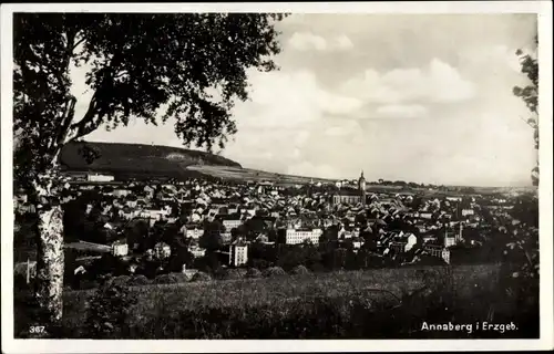 Ak Annaberg Buchholz Erzgebirge, Teilansicht der Stadt