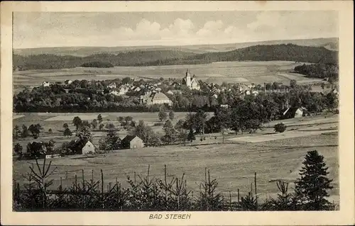 Ak Bad Steben im Frankenwald, Gesamtansicht
