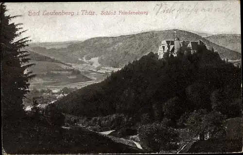 Ak Bad Leutenberg Thüringen, Schloss Friedensburg