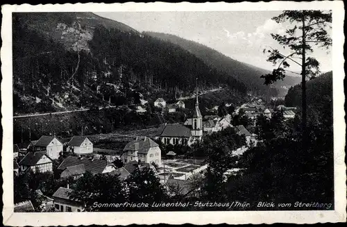 Ak Luisenthal-Stutzhaus im Thüringer Wald, Blick vom Streitberg