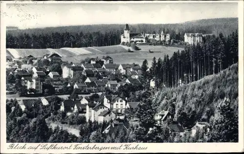 Ak Finsterbergen Friedrichroda im Thüringer Wald, Ort mit Kurhaus