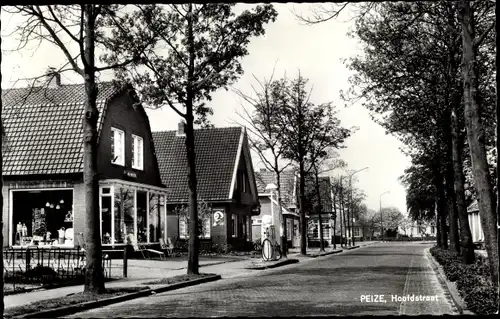 Ak Peize Drenthe Niederlande, Hoofdstraat