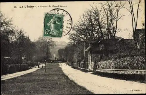 Ak Le Vésinet Yvelines, Avenue du Grand Veneur