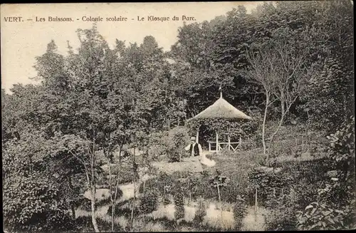 Ak Vert Yvelines, Les Buissons, Colonie Scolaire, Le Kiosque du Parc