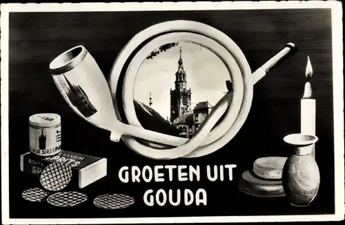 Ak Gouda Südholland Niederlande, Kerk, Kekse