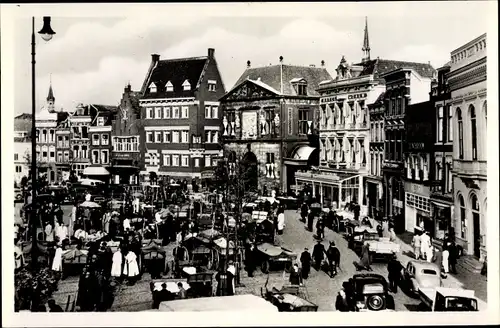 Ak Gouda Südholland Niederlande, Kaasmarkt