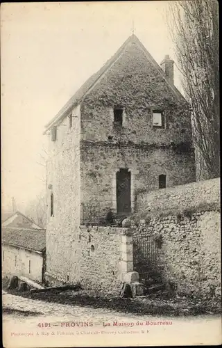 Ak Provins Seine et Marne, Maison du Bourreau