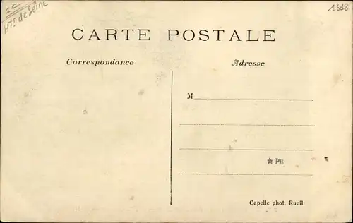 Ak Rueil Hauts-de-Seine, Inondations de Janvier 1910, Avenue de Paris