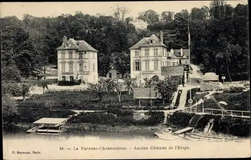 Ak Varenne Chennevieres Val de Marne, Ancien Château de l´Étape