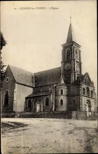 Ak Quarre les Tombes Yonne, L´Église