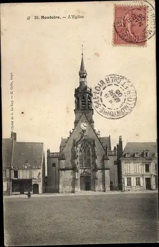 Ak Montoire Loir et Cher, l´Église