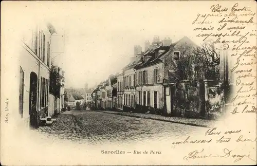 Ak Sarcelles Val d’Oise, Rue de Paris