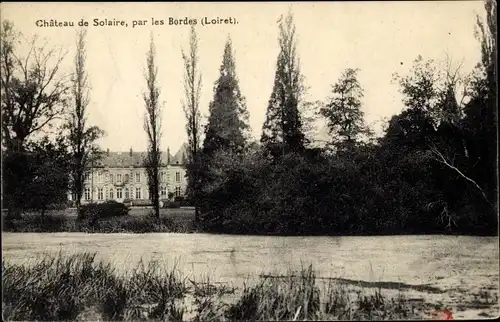 Ak Solaire Loiret, Château par les Bordes