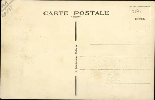 Ak Chatillon sur Loire Loiret, Courcelles