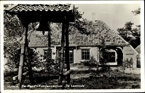 Ak Hattem Gelderland Niederlande, De Poort, Kampeercentrum De Leemcule