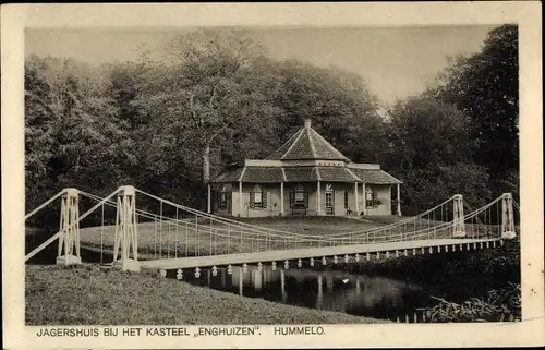 Ak Hummelo Gelderland, Kasteel Enghuizen, Jagershuis