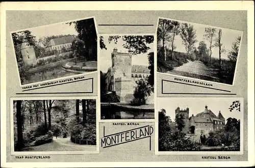 Ak Montferland Gelderland Niederlande, Kasteel Bergh, Ortsansichten