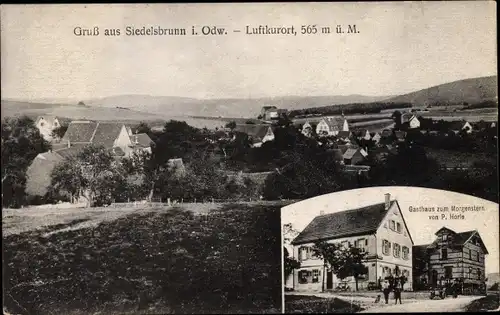 Ak Siedelsbrunn Wald Michelbach im Odenwald Hessen, Gasthaus zum Morgenstern