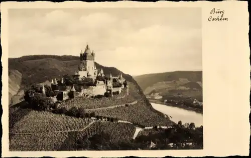Ak Cochem an der Mosel, Burg