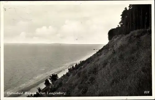 Ak Ostseebad Bansin Heringsdorf auf Usedom, Der Langenberg