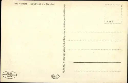 Ak Bad Hersfeld Hessen, Stiftsruine