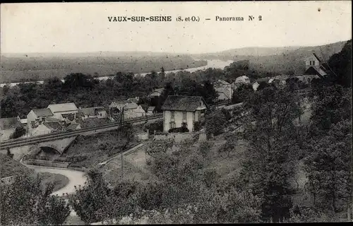 Ak Vaux sur Seine Yvelines, Panorama