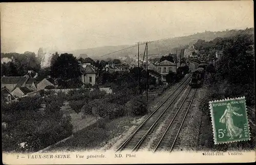 Ak Vaux sur Seine Yvelines, Vue Générale