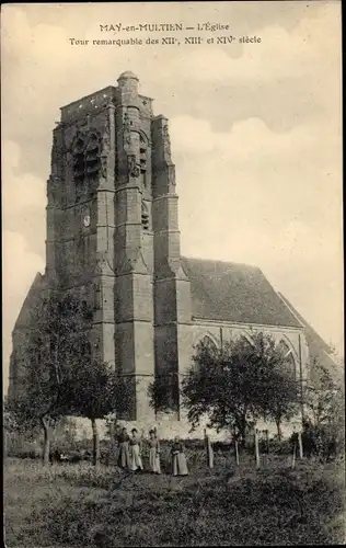 Ak May en Multien Seine et Marne, L´Église