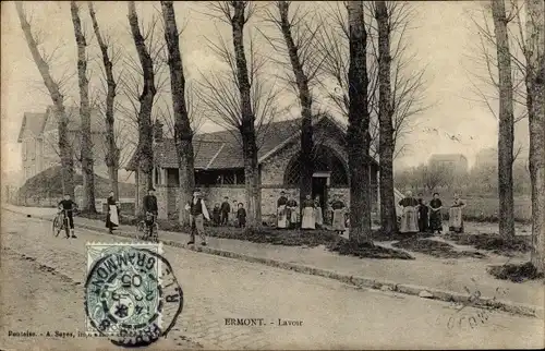 Ak Ermont Cernay Val d’Oise, Lavoir