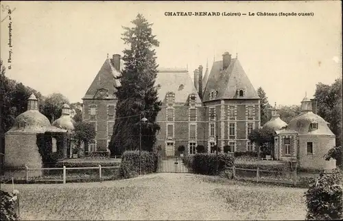 Ak Chateau Renard Loiret, Le Chateau