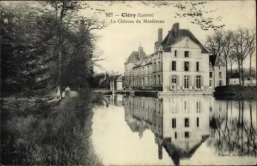 Ak Clery Loiret, Le Château de Mardereau