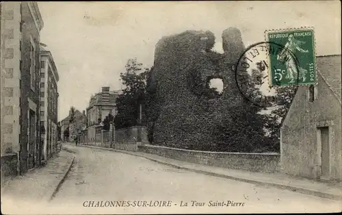 Ak Chalonnes Maine et Loire, La Tour Saint Pierre