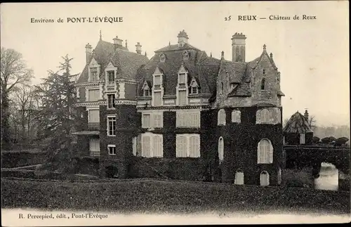 Ak Reux Calvados, Château de Reux