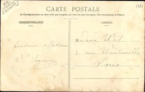 Ak Reux Calvados, Château de Reux