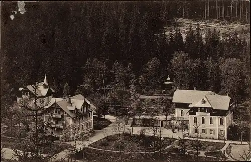 Ak Bärenburg Altenberg im Erzgebirge, Hotel Schäfermühle