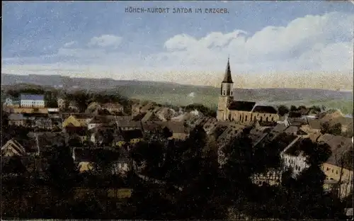 Ak Sayda im Erzgebirge, Panorama