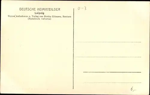 Ak Leipzig in Sachsen, Johannishospital, Hof