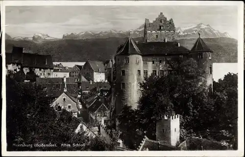 Ak Meersburg am Bodensee, Altes Schloss