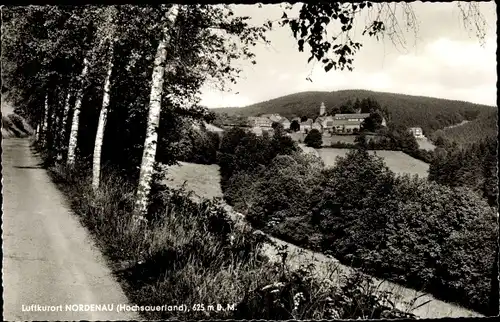 Ak Nordenau Schmallenberg im Sauerland, Ortspartie