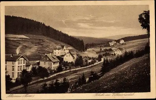 Ak Altenau Clausthal Zellerfeld im Oberharz, Blick ins Villenviertel