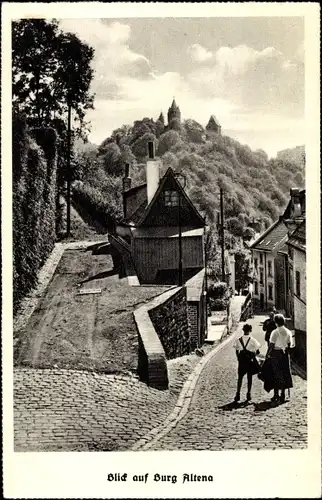 Ak Altena in Westfalen, Blick auf Burg