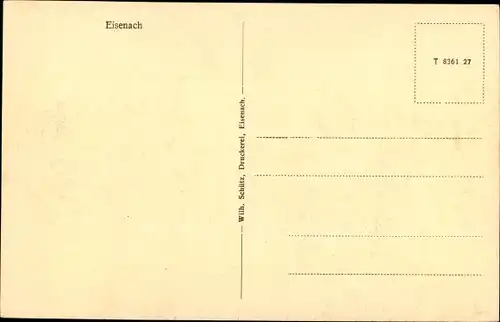 Ak Lutherstadt Eisenach in Thüringen, Panorama, Wartburg