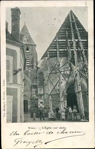 Ak Voulx Seine et Marne, L´Église