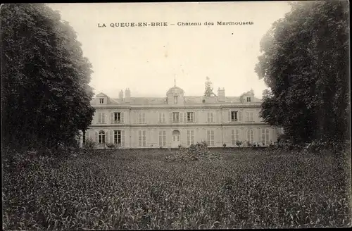 Ak La Queue en Brie Val de Marne, Château des Marmousets