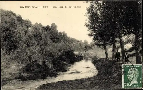 Ak Bonny sur Loire Loiret, Un Coin de la Canche