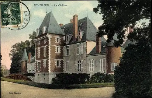 Ak Beaulieu Loiret, Le Château