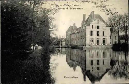 Ak Clery Loiret, Château du Mardereau